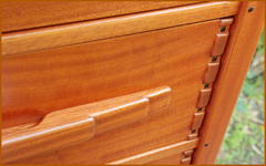 Drawer detail.